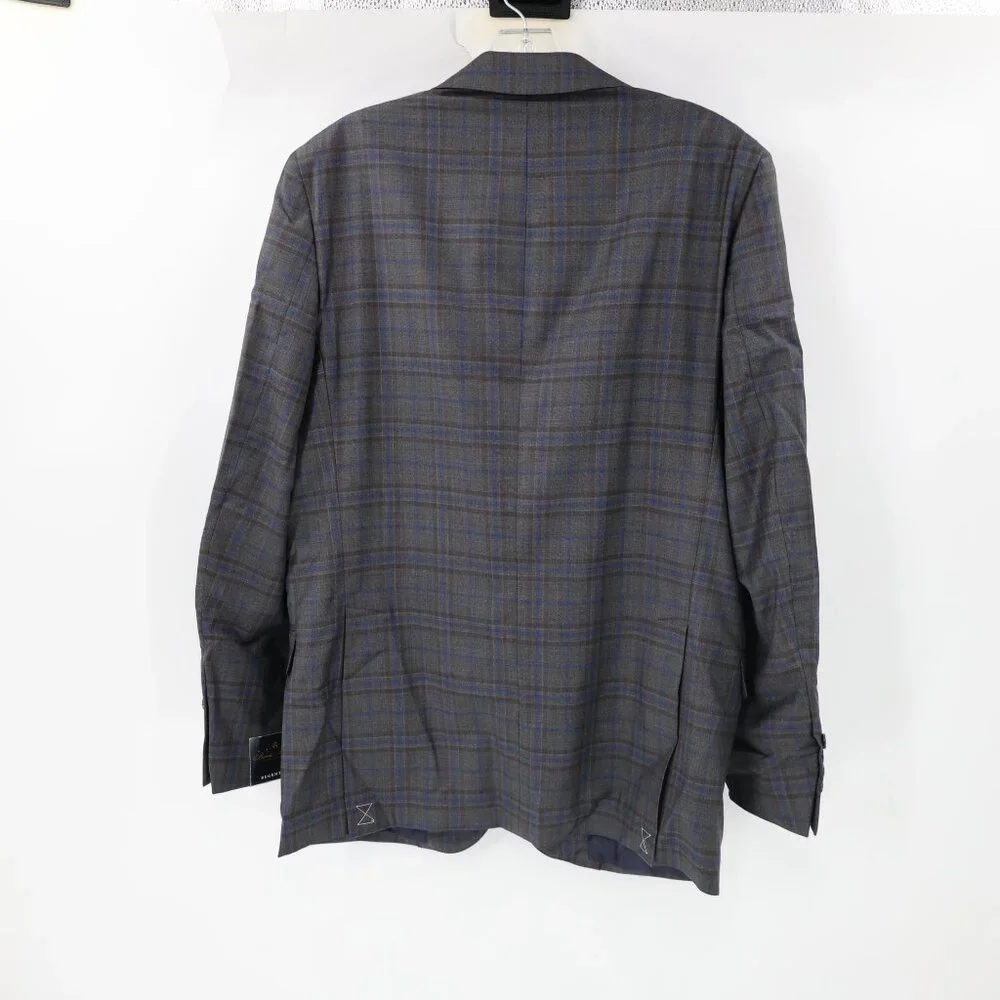 NWT Brooks brothers Sport Coat Mens 40R Regent Zignone Wool notch lapel plaid